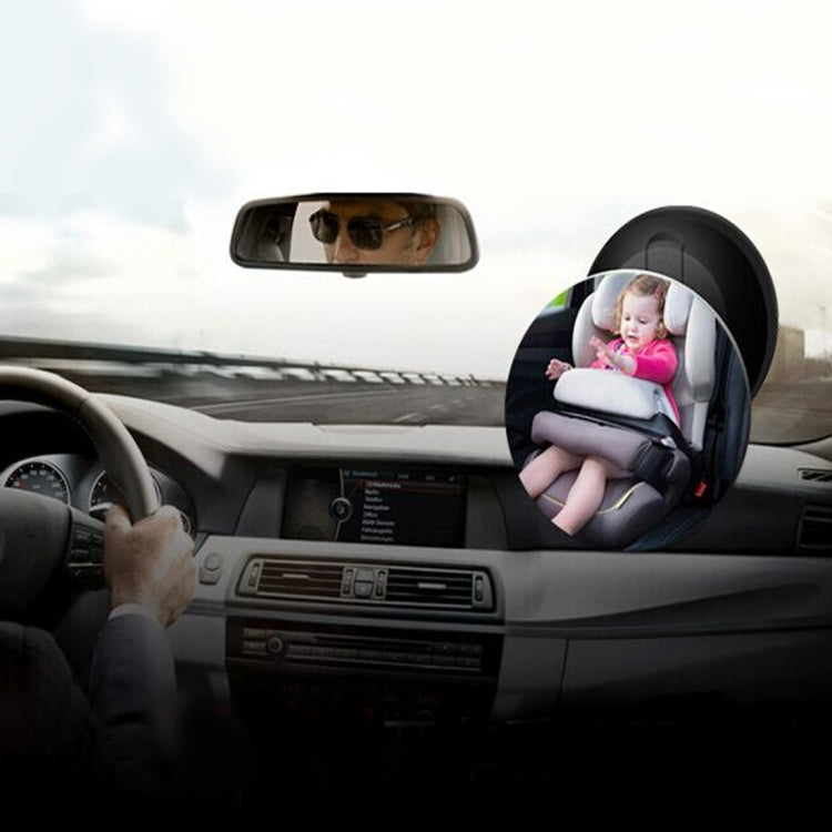 Car Auto 360 Degree Adjustable Baby View Mirror Rear Baby Safety Convex Mirror, Diameter: 75mm