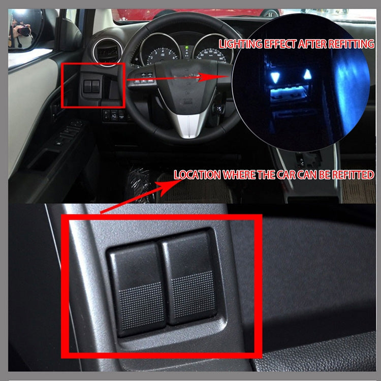 Car DC12V 2.1A Dual USB Port Charger for Mazda