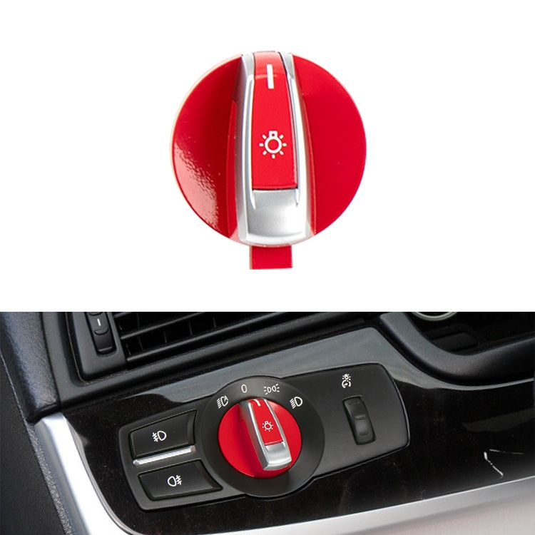 Car Headlight Switch Button Knob for BMW 5 Series 2010-2017, Left Driving