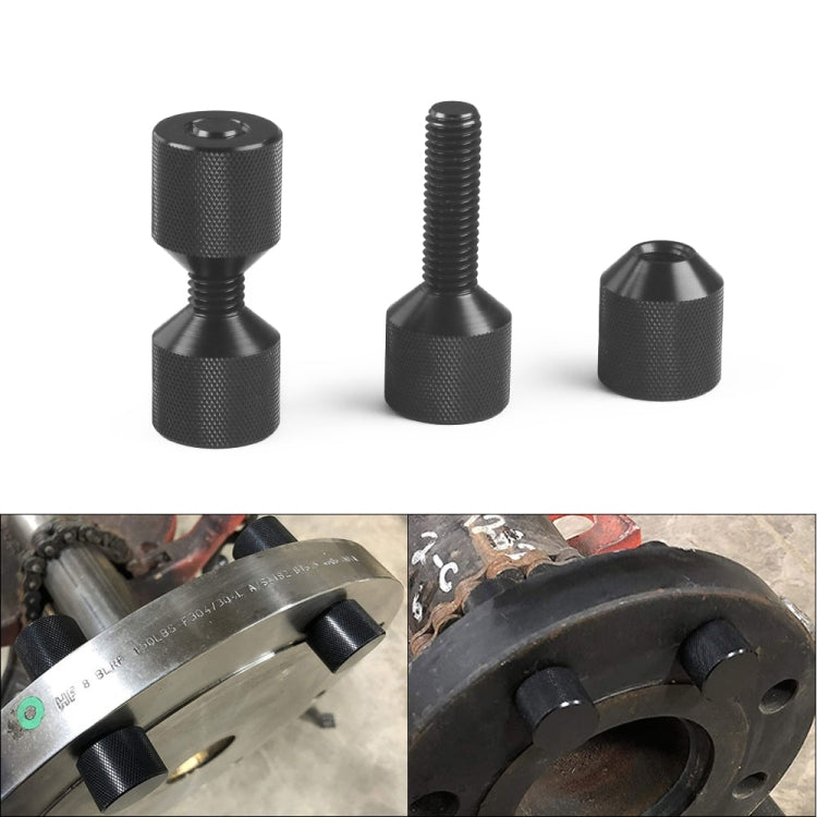 1-1/8 inch Two Hole Pins Set Handy 6061 Aluminum Construction 2 Hole Flange Alignment Pin