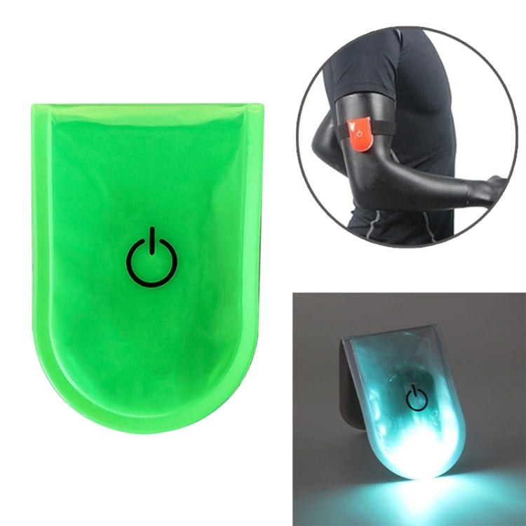 2 PCS Outdoor Night Running Safety Warning Light LED Illuminated Magnet Clip Light