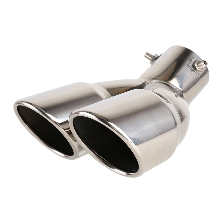 Universal Car Styling Stainless Steel Elbow Exhaust Tail Muffler Tip Pipe, Inside Diameter: 7.2cm