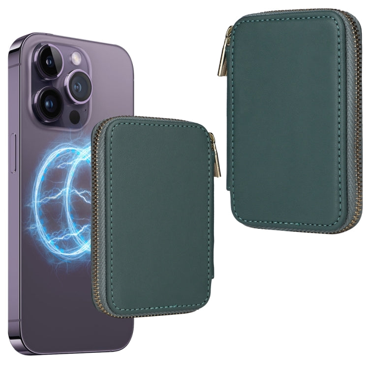 HS-005 MagSafe Magnetic Zipper Card Bag Mobile Phone Back Sticker