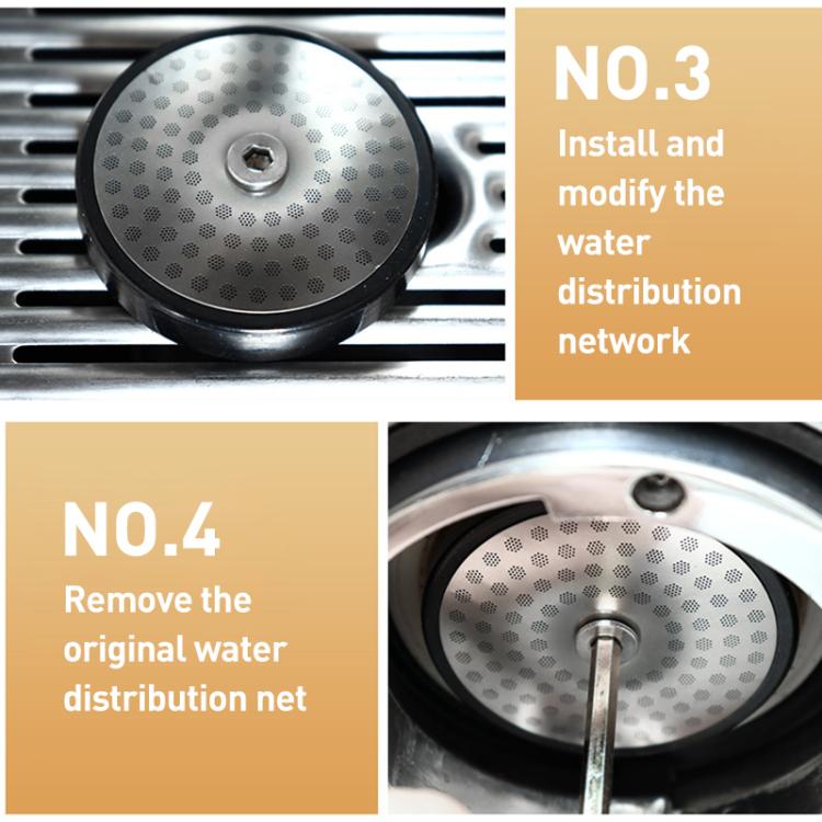 Stainless Steel Shower Screen Espresso Extraction Filter Mesh for Breville 980 / 990