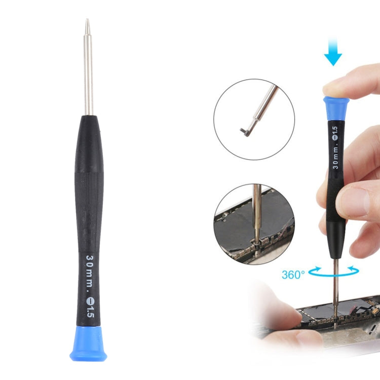 JF-614 1.5 Metal + Plastic Mobile Phone Repair Tool Word Screwdriver