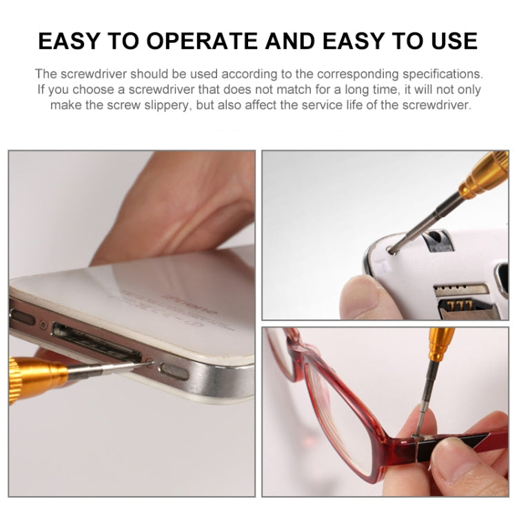 JF-658-0.8 Metal Mobile Phone Repair Tool Five Star Screwdriver