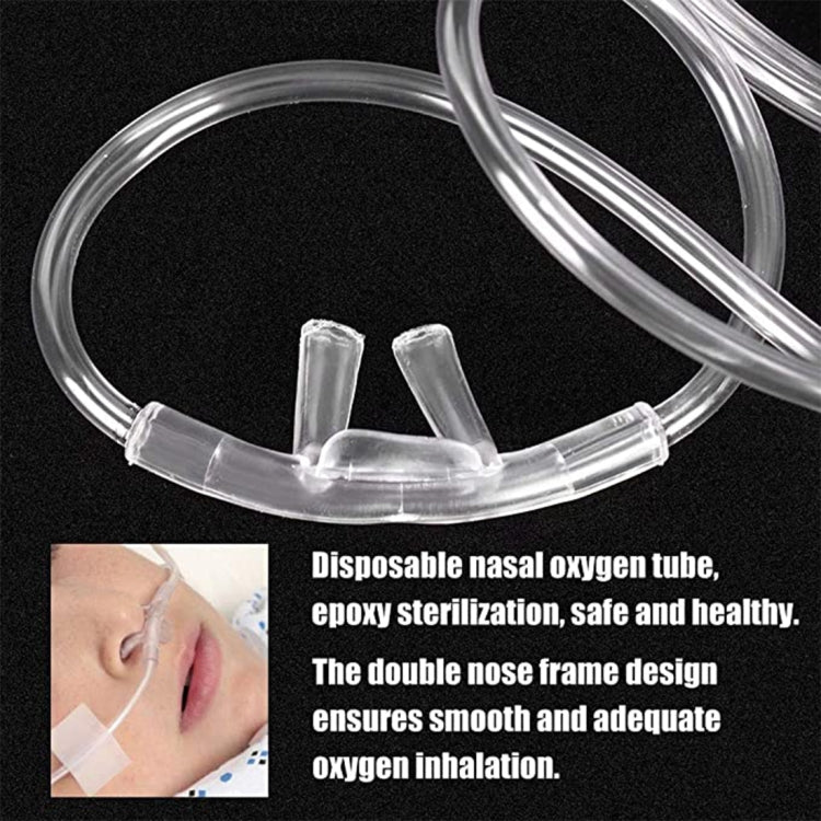 5 PCS Household Disposable Double-hole Nasal Oxygen Tube Pipe Oxygen Supply Tubing, Length: 6m