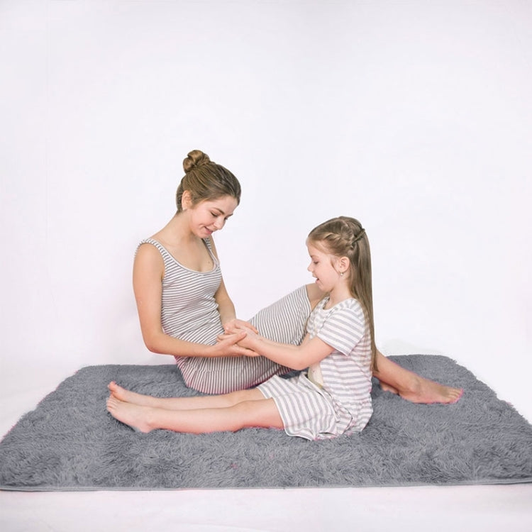 Bedroom Living Room Warm Faux Plush Carpet Floor Fluffy Soft Mat, Size:200x400cm