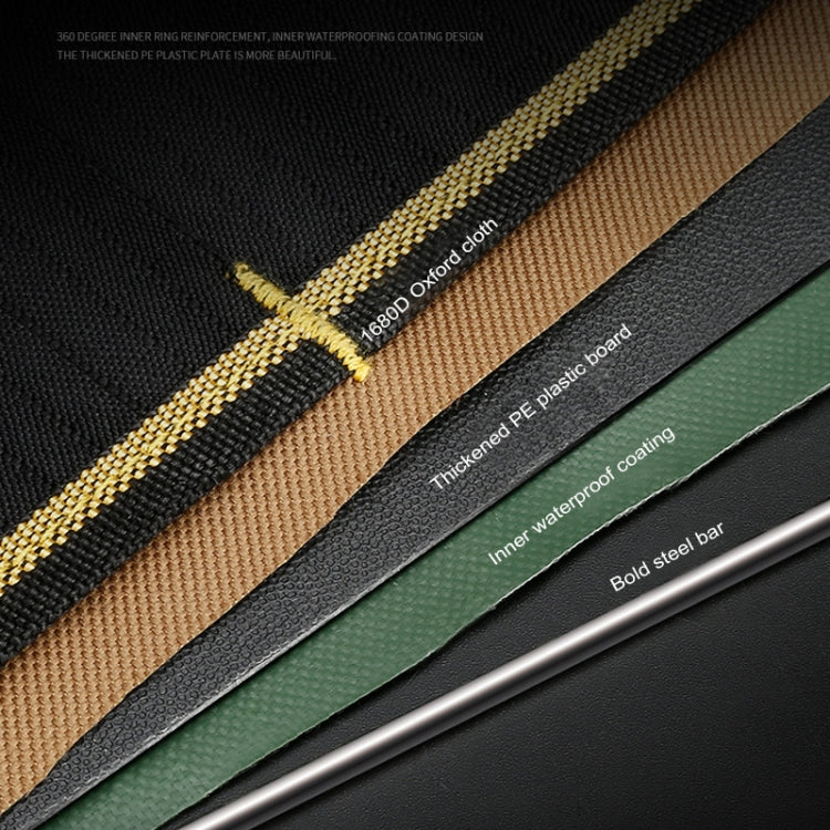 Multi-function Oxford Cloth Cloth Bottom Electrician Belt Pouch Maintenance Tools Handbag Shoulder Bag Convenient Tool Bag, Size : 16 inch