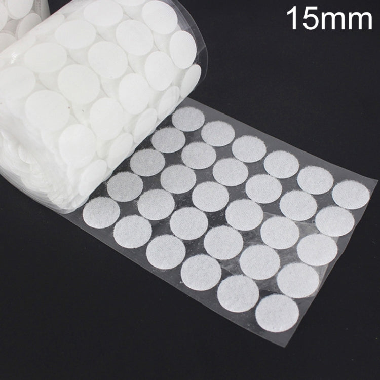 1000 PCS 16mm Round Nylon Adhesive Hook and Loop Fastener