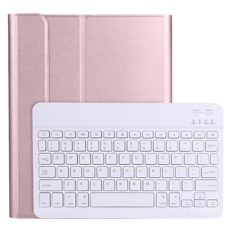 A11B Bluetooth 3.0 Ultra-thin ABS Detachable Bluetooth Keyboard Leather Tablet Case with Holder & Pen Slot for iPad Pro 11 2022 / 2021 / Air 5 / Air 4