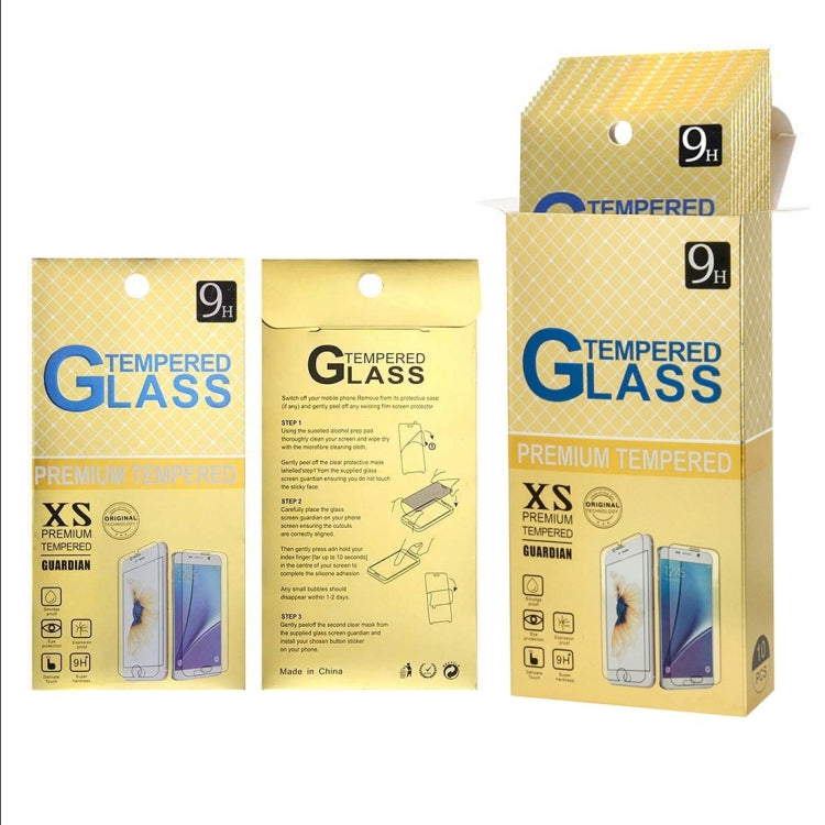 For iPhone 11 Pro / XS / X 10pcs 0.3mm 2.5D 9H Tempered Glass Film