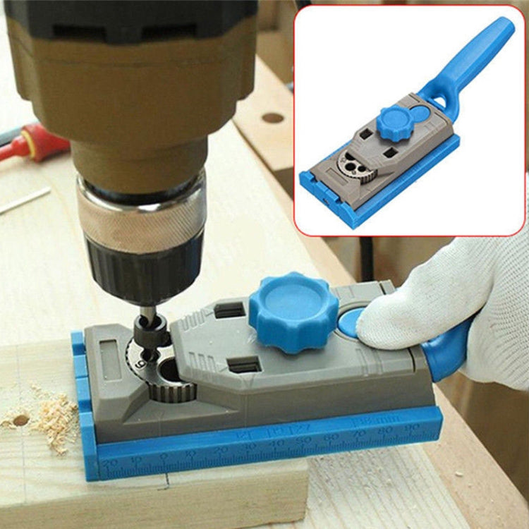 Angular Oblique Woodworking Borehole Locator Sheet Connector with Scale Marking