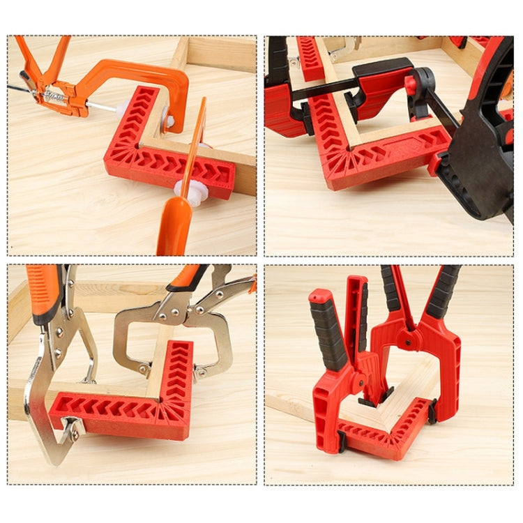 3 Inch Plastic 90 Degree Woodworking Auxiliary Positioner Square Ruler Fixing Tool