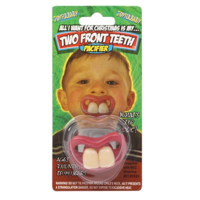 Safe Funny Two Front Teeth Silicone Baby Nipple