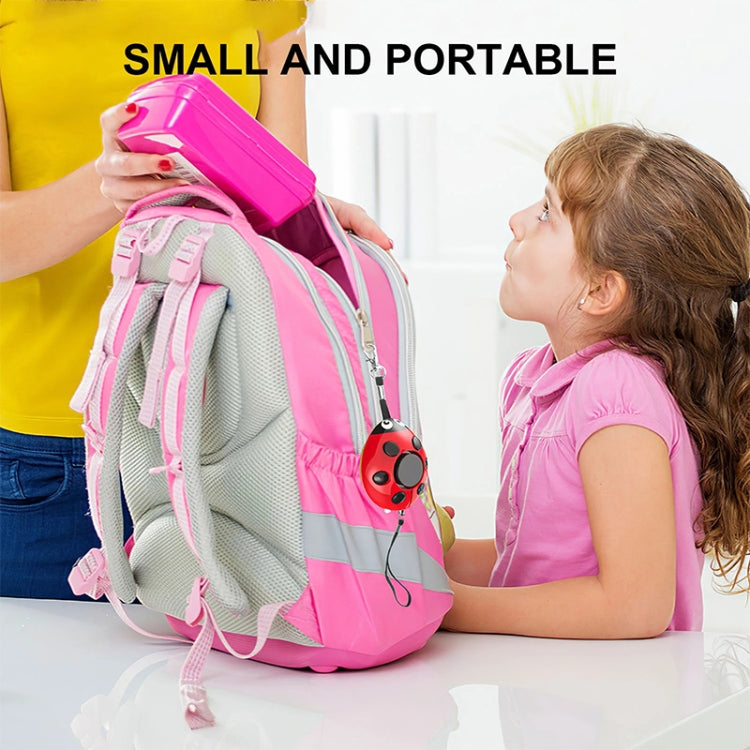 Ladybug Personal Alarm, Self-defense Defend Wolf, Mini Alarm for Girl and Kids
