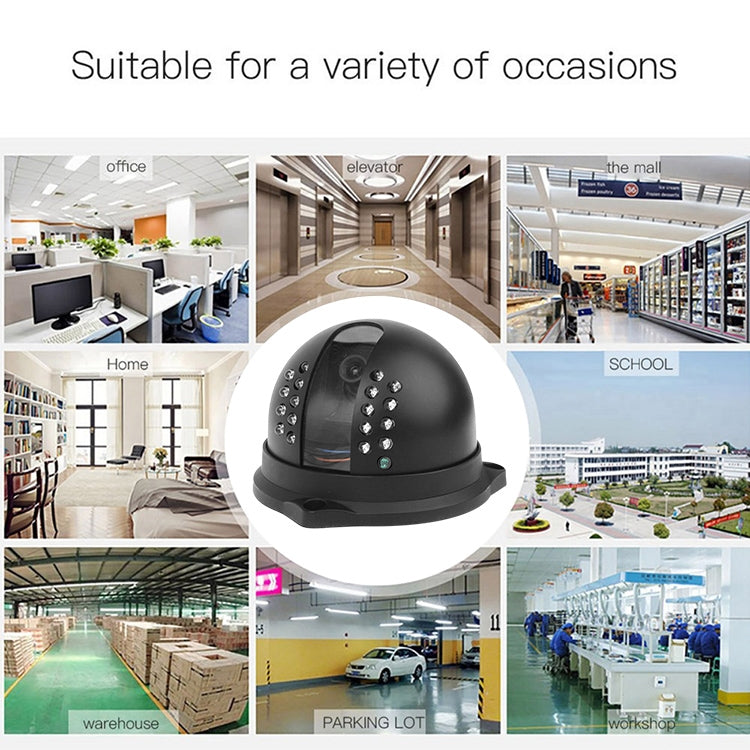 1 / 3 inch Sony 420TVL 3.6mm Fixed Color Dome Camera, IR Distance: 20m