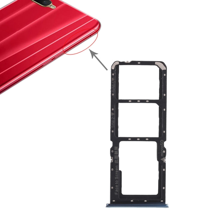 For OPPO K1 2 x SIM Card Tray + Micro SD Card Tray