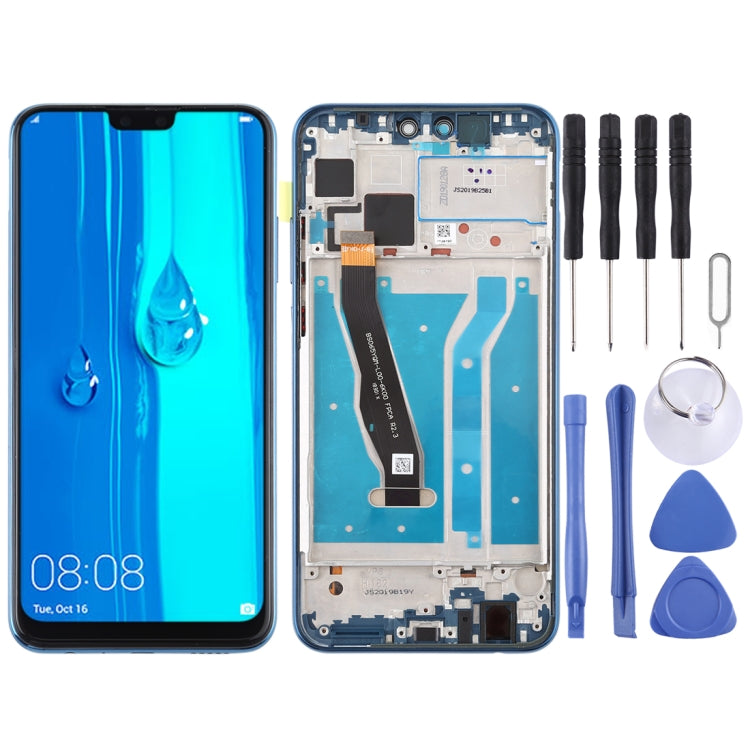 LCD Screen and Digitizer Full Assembly with Frame for Huawei Enjoy 9 Plus
