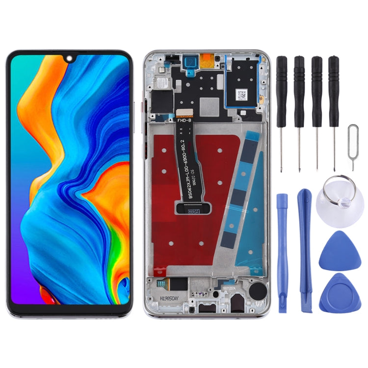 LCD Screen and Digitizer Full Assembly with Frame for Huawei P30 Lite / Nova 4e (RAM 6G / High Version)