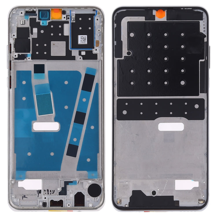 Front Housing LCD Frame Bezel Plate with Side Keys for Huawei P30 Lite (24MP)
