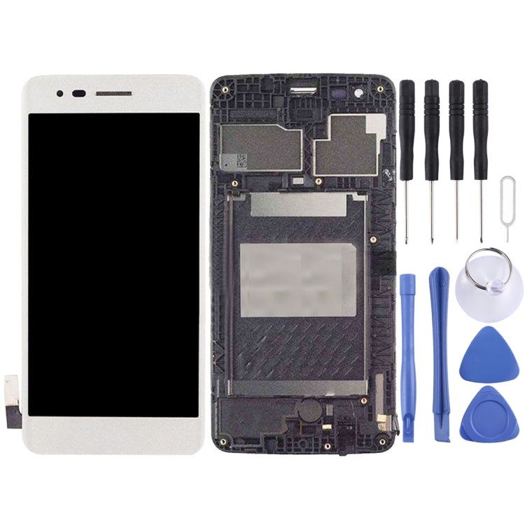 LCD Screen and Digitizer Full Assembly with Frame for LG K8 2017 US215 M210 M200N , For LG K8 2017, For K8 2017 / M200N