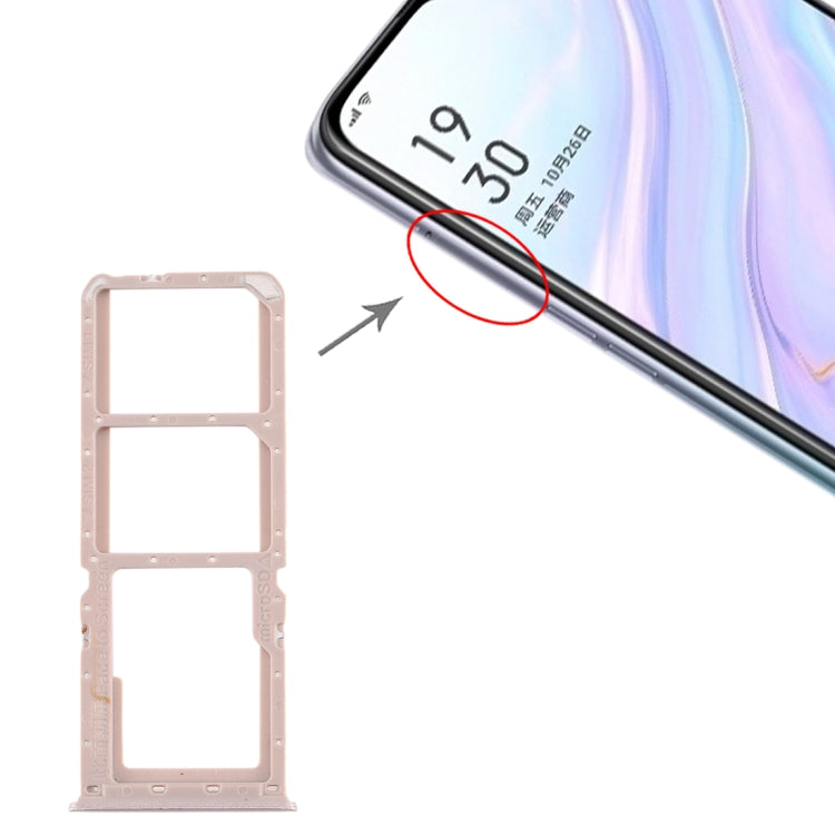 For OPPO A11 SIM Card Tray + SIM Card Tray + Micro SD Card Tray