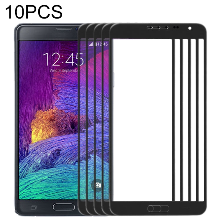 For Samsung Galaxy Note 4 / N910 10pcs Front Screen Outer Glass Lens