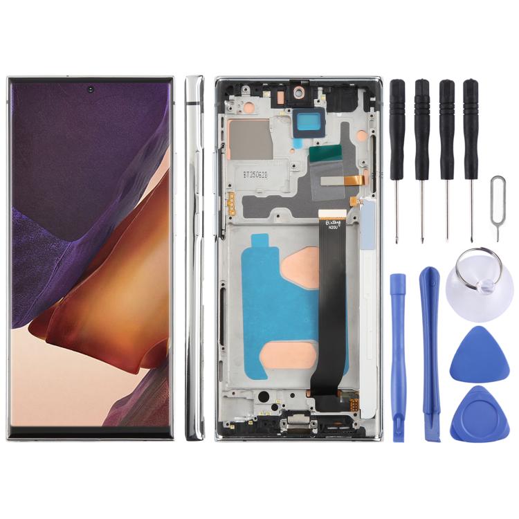 For Samsung Galaxy Note20 Ultra SM-N986B 6.72 inch TFT LCD Screen Digitizer Full Assembly with Frame, Not Supporting Fingerprint Identification