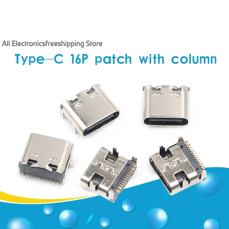 16 Pin USB 3.1 Type-C Charging Port Connector
