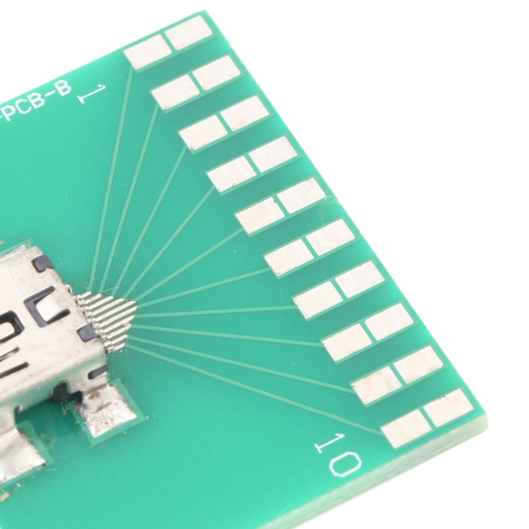 Mini 10pin USB Female Test Board