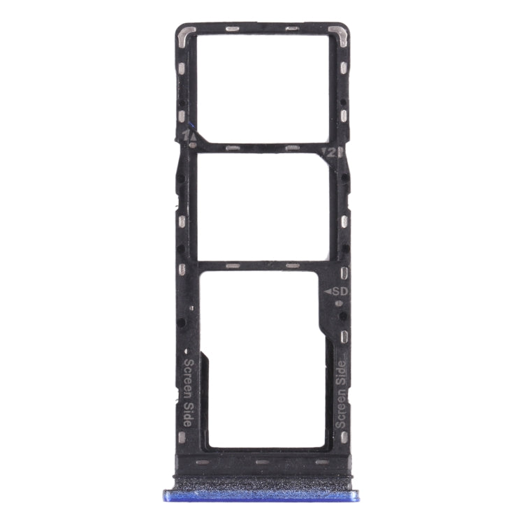 For Tecno Spark 6 Air KE6 KE6J KF6 SIM Card Tray + SIM Card Tray + Micro SD Card Tray