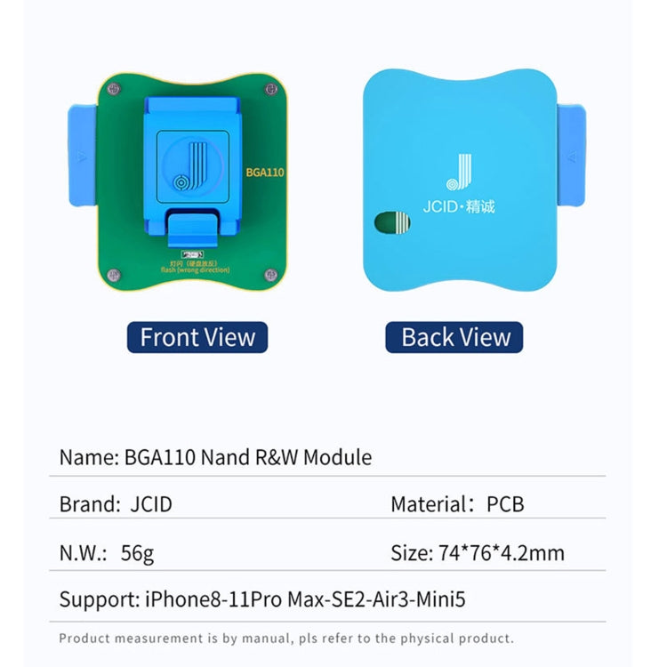 JC BGA110 Nand Module For iPhone 8 ~ 11 Pro Max