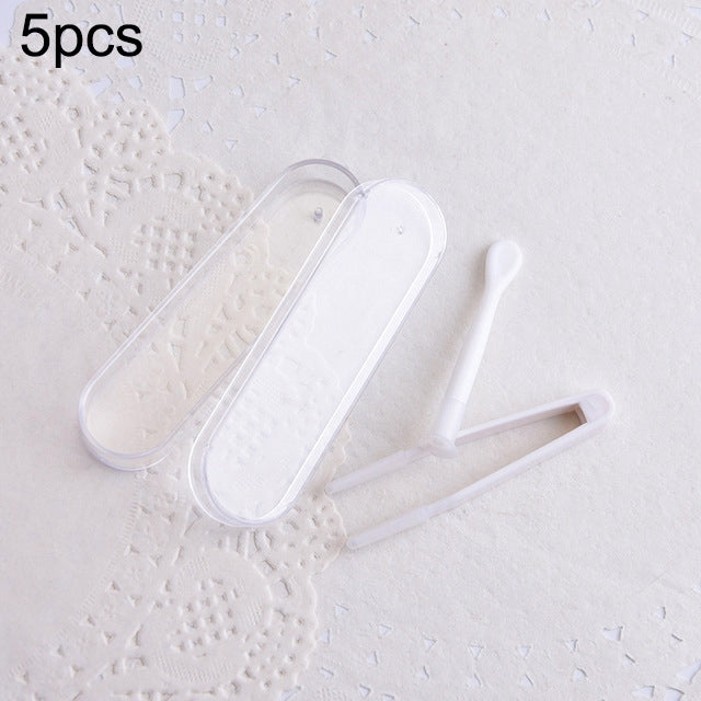 5pcs Portable Contact Lens Special Tweezer and Stick Set Travel Kit