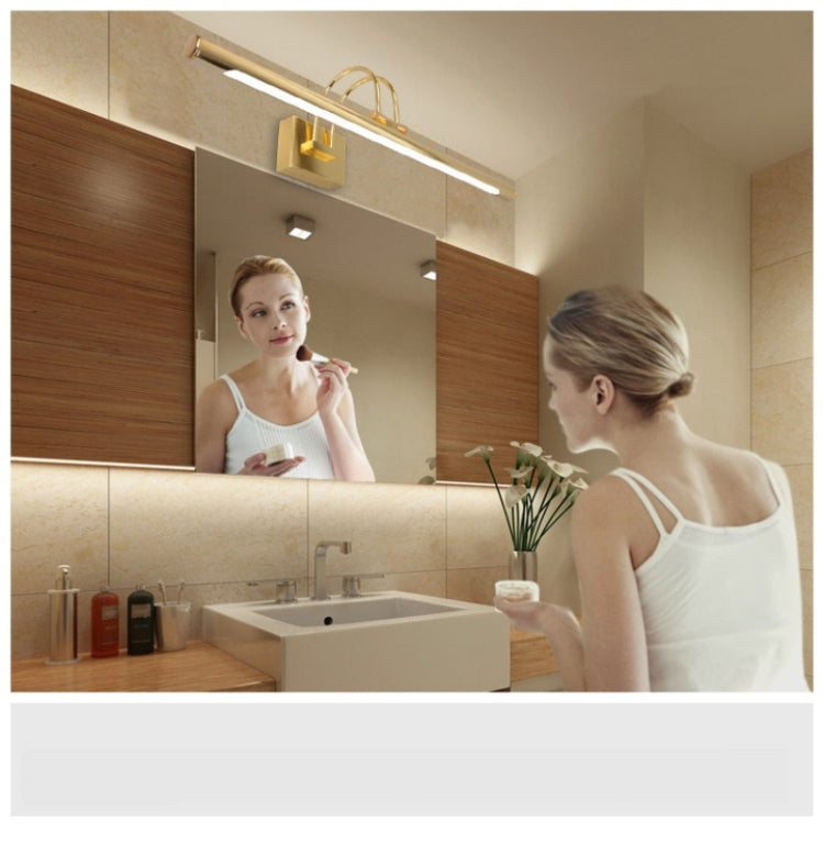 LED Mirror Headlight Waterproof Rotatable Iron art Acrylic Bathroom Washroom Indoor Wall Light, AC 110-240V