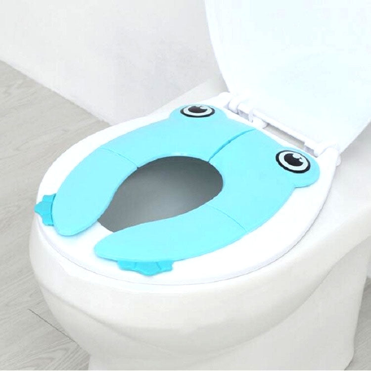 Frog-Shaped PP Material Environmental Protection Children Travel Portable Toilet Seat