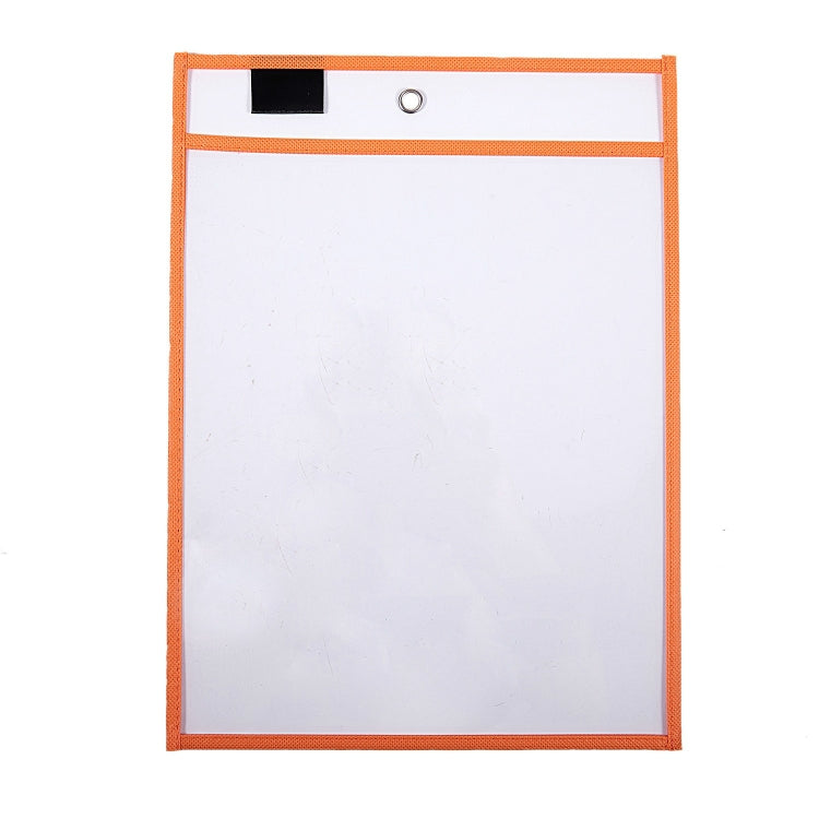 Erasable Hanging PVC A4 Transparent Sewing Red Document Dry Erase Bag