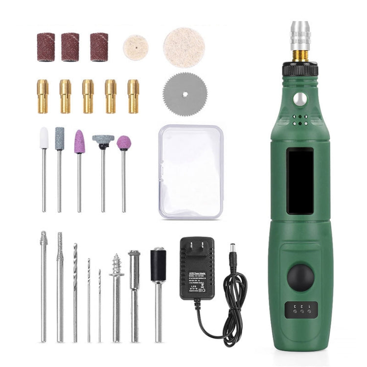Mini Electrical Engraving Pen Cutting And Polishing Electrical Grinder Tool Set, US Plug