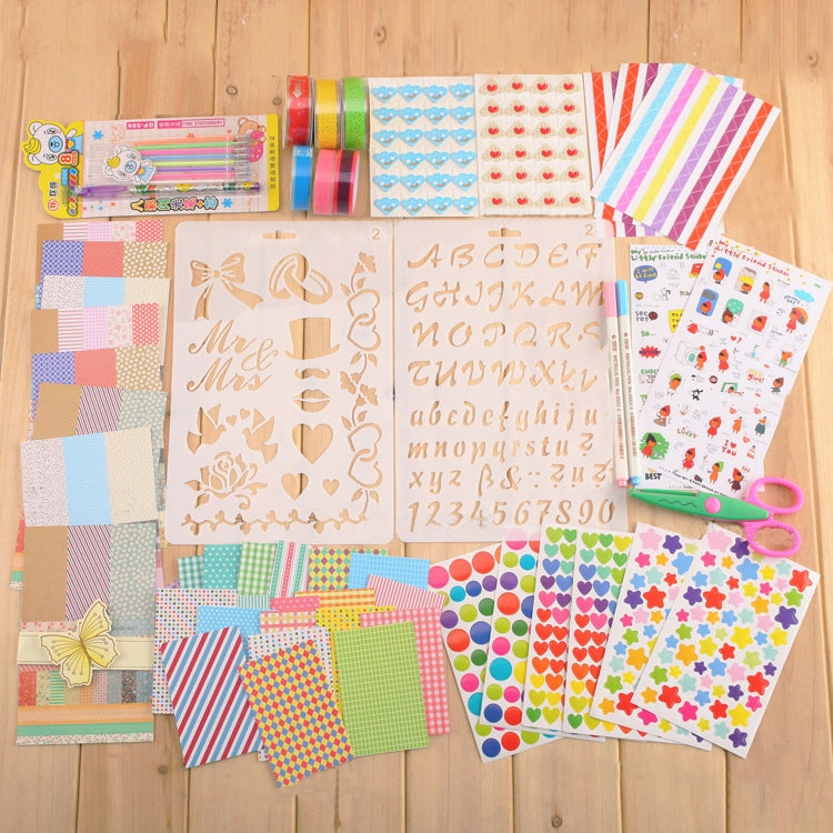 Photo Album Making DIY Accessories Set Hand Book Hand-Made Decorative Accessories, Specification: