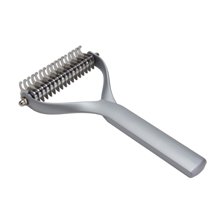 Pet Comb Zinc Alloy Double-Sided Cat Dog Cleaning Beauty Hair Removal Comb