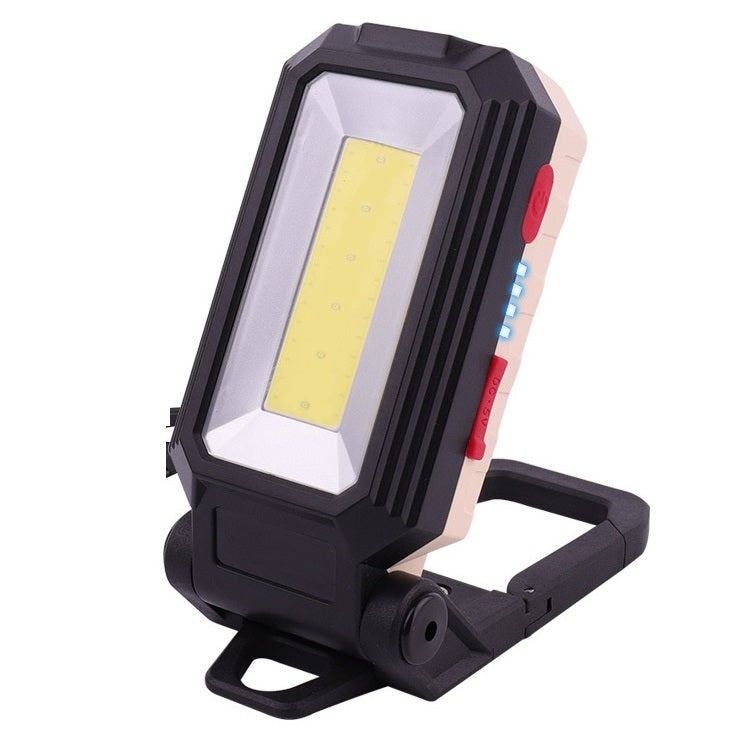 Glare Car Inspection Working Light USB Charging LED Folding Camping Lamp with Hook + Magnet