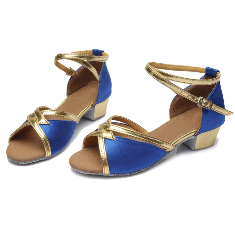 Tango Salsa Latin Low Heel Soft Bottom Dance Shoes for Girls & Women