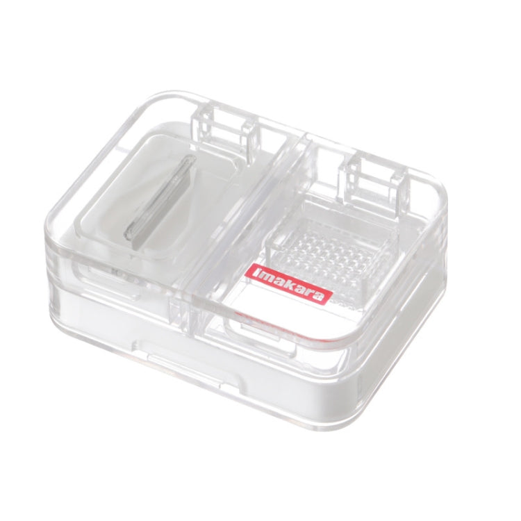 Imakara Mini Square Portable Sealed Medicine Cutter Dispenser Box