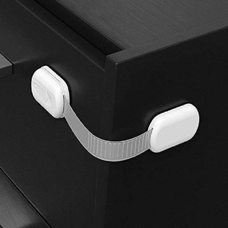 Slide Adjust Baby Safety Lock Refrigerator Drawer Lock