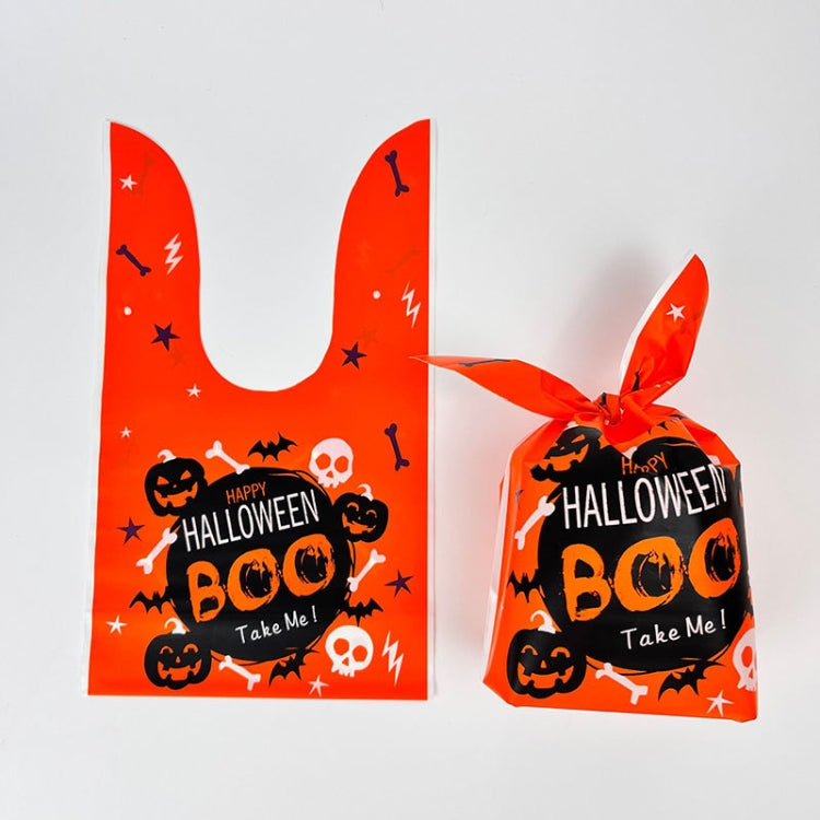 50pcs /Pack Halloween Packaging Bags Candy Snacks Treat Bags