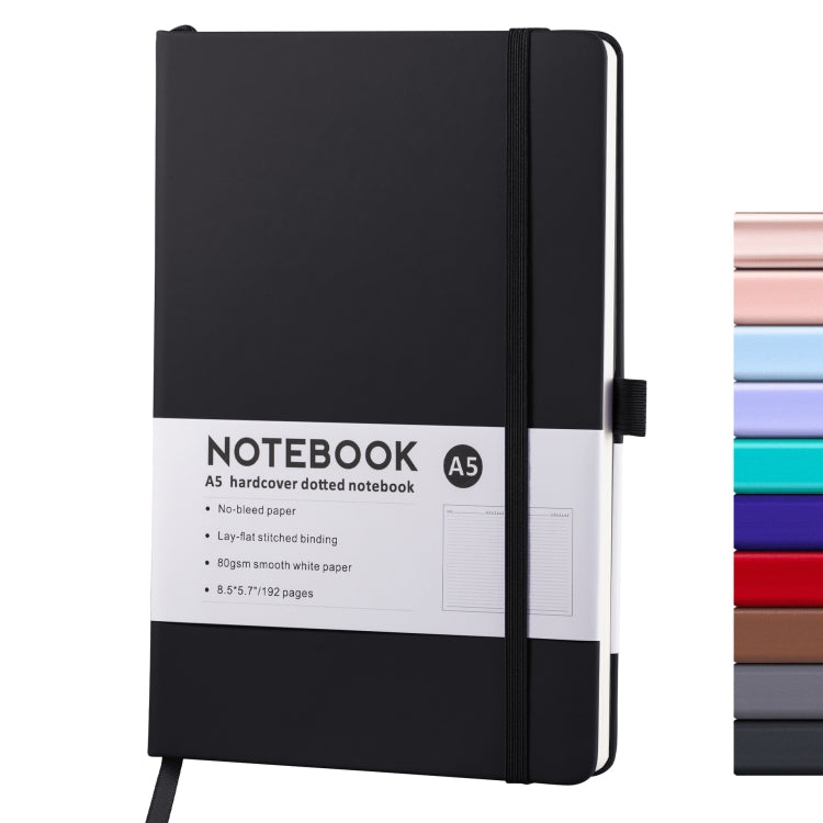 A5 PU Leather Notebook Business Notepad 96 Sheets Inner Pages, A5