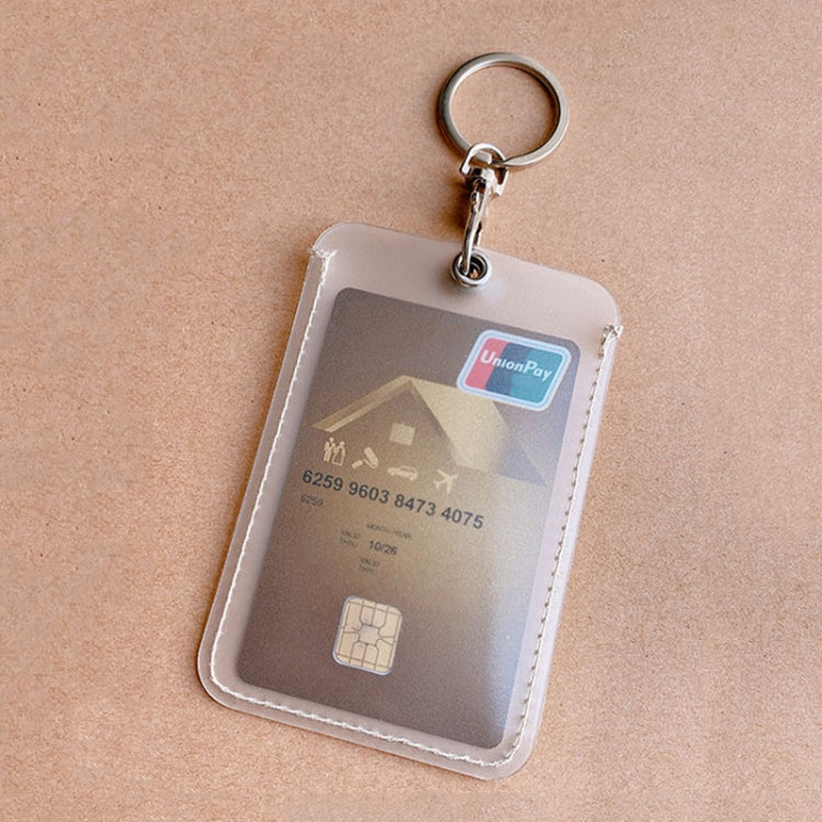 Access Control Elevator Card Holder Proximity Card Protector Keychain With Pull Ring