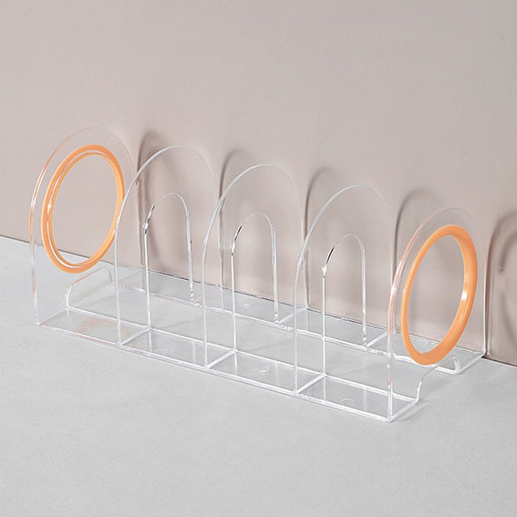 Book Riser Stand Desktop Book Storage Shelf Student Transparent Book Holder