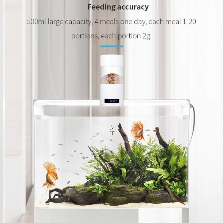 USB Direct Plug / Battery Dual-Use Automatic Fish Feeder Timing Dosing Feeder