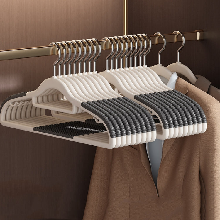 20pcs Anti-Skid Non Trace Clothes Racks Thickened Anti Shoulder Angle Household Clothes Hanger